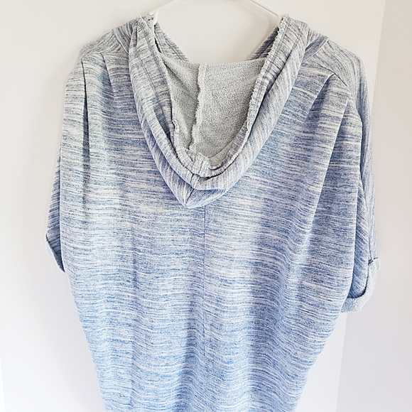 Anthropologie Dolan Oversized Terry Hoodie Tee S - Picture 5 of 7